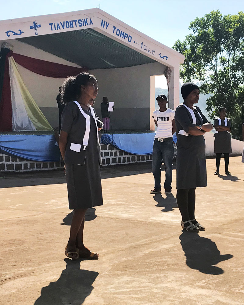 Fête de l'école, danse des enseignants